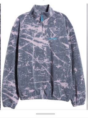 Brand new iets Frans Scratch Fleece Quarter Zip Pullover Size Small